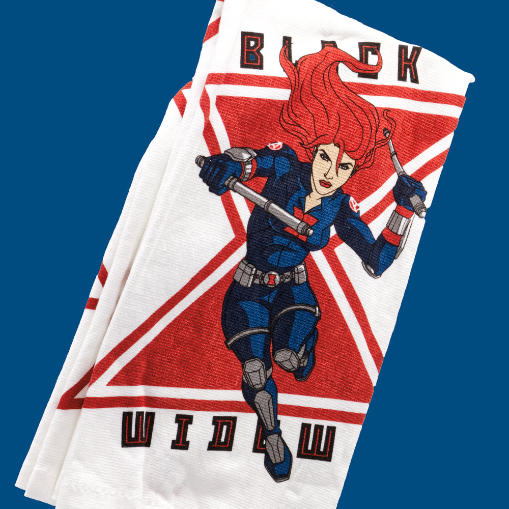 Black Widow Marvel Avengers Tea Towel - CharacterBox