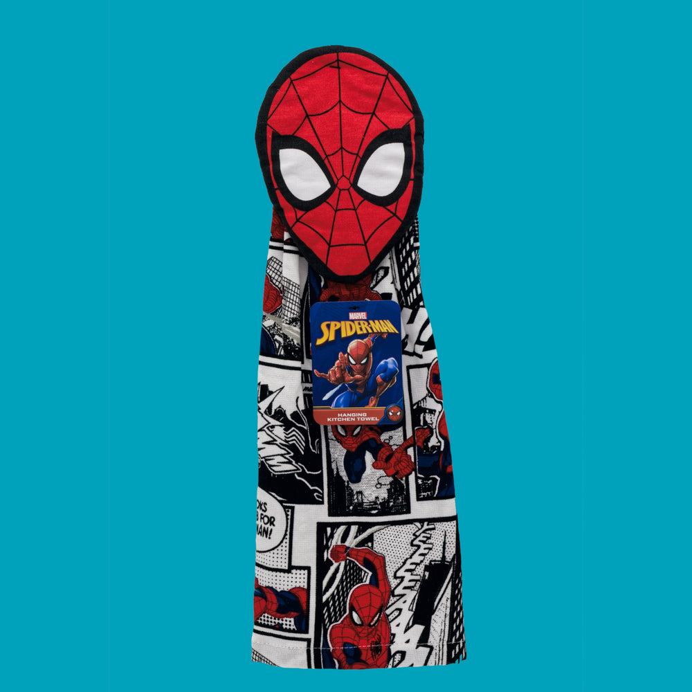 Spiderman Hanging Tea Towel - CharacterBox