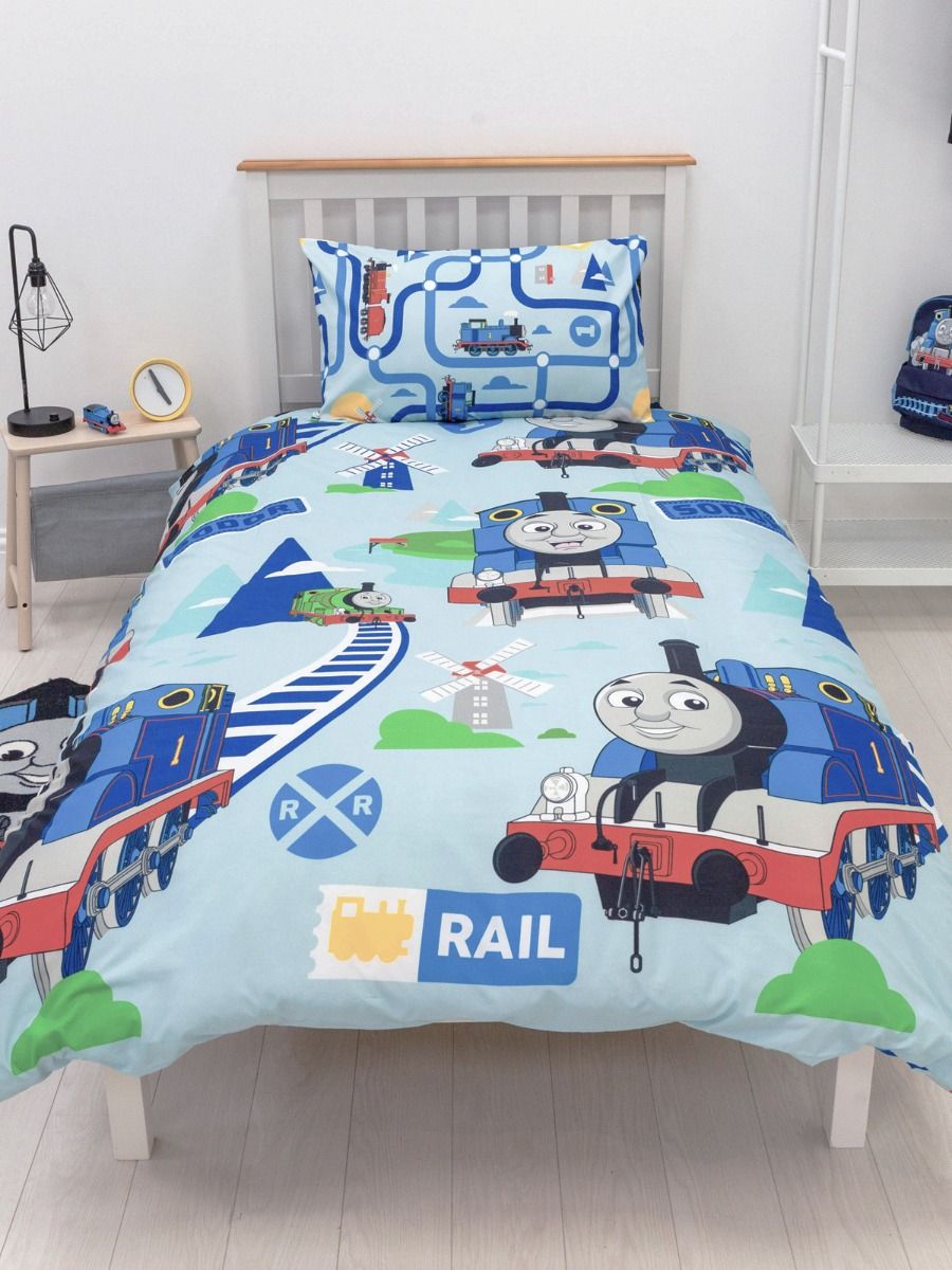 Thomas & Friends Tracks Single Duvet Cover Set - CharacterBox