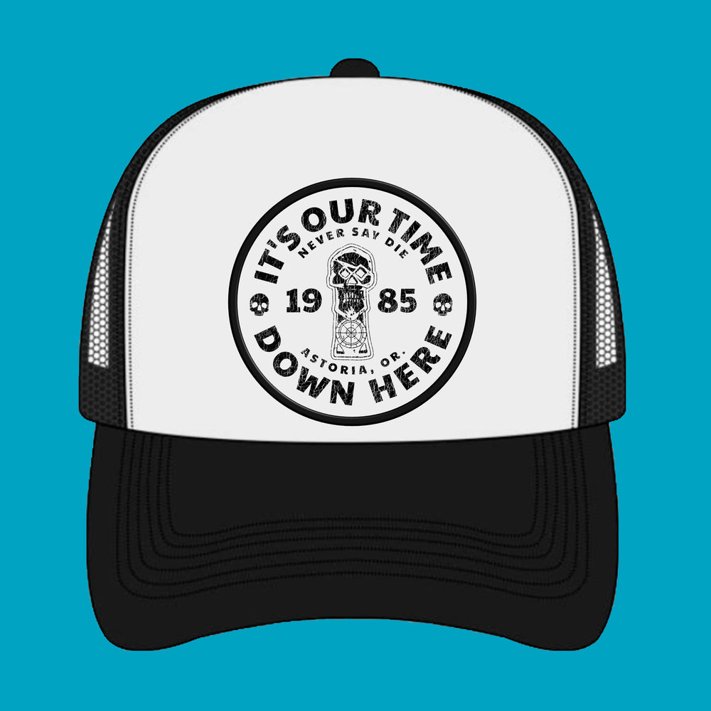 Its Our Time Never Say Die Trucker Cap - CharacterBox