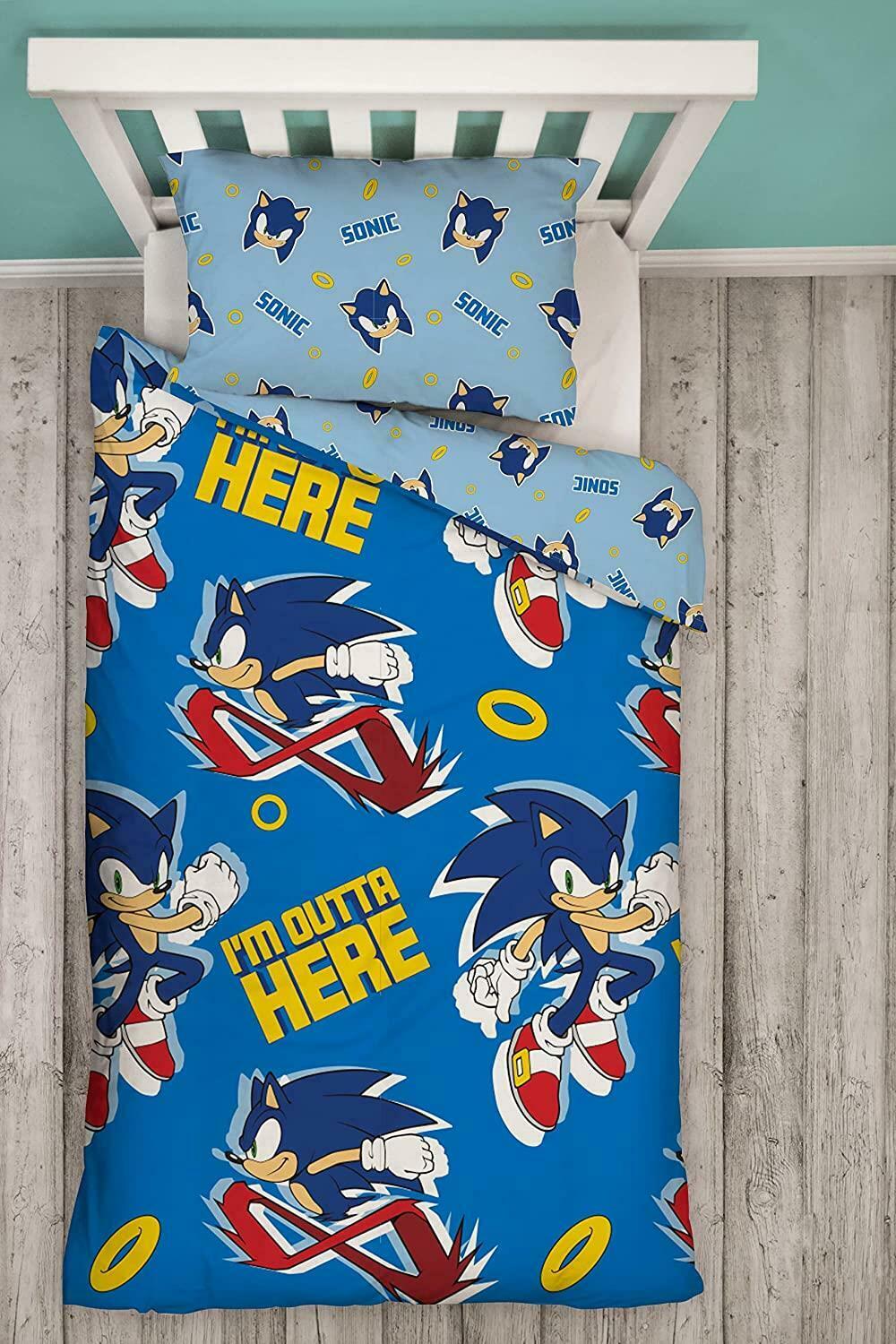 Sonic The Hedgehog Reversible Single Bedding - CharacterBox